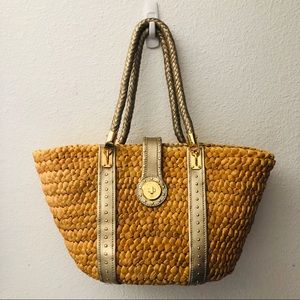 MICHAEL KORS SANTORINI LARGE BASKET TOTE